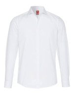 Pure shirt SLIM FIT UNI POPELINE white with cutaway collar in narrow cut