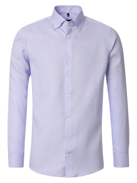 Venti shirt MODERN FIT FINE OXFORD lilac with Button Down collar in modern cut