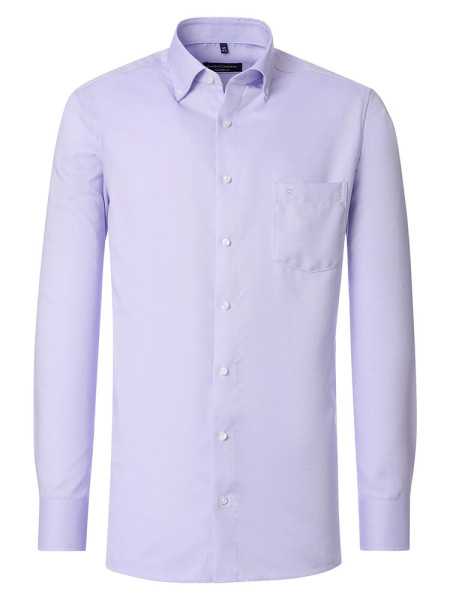 Chemise CASAMODA COMFORT FIT BEAUX OXFORD lilas avec col Button Down en coupe classique