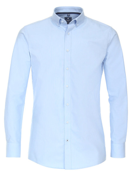 Redmond overhemd REGULAR FIT FIJNE OXFORD lichtblauw met Button Down-kraag in klassieke snit