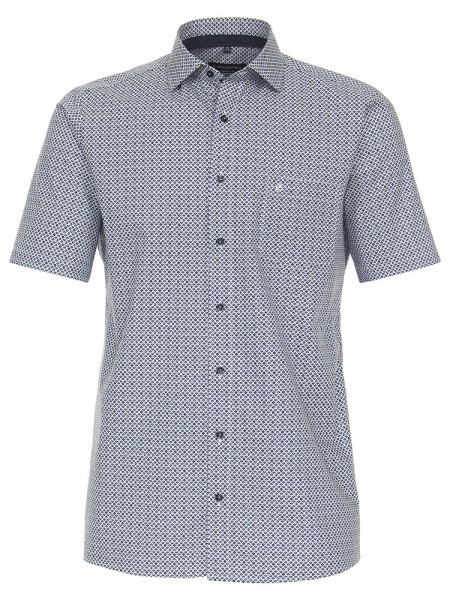 Chemise CasaModa COMFORT FIT PRINT bleu clair avec col Kent en coupe classique