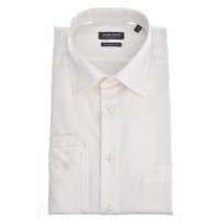 Chemise Jupiter COMFORT FIT UNI POPELINE beige avec col Kent en coupe classique