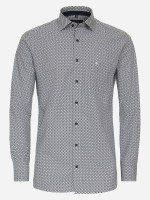 CASAMODA shirt COMFORT FIT PRINT green with Kent collar in classic cut