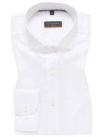 Eterna shirt SLIM FIT UNI STRETCH white with Shark collar in narrow cut