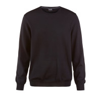 Pull OLYMP noir en coupe moderne