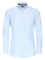 Redmond shirt REGULAR FIT FINE OXFORD light blue with Button Down collar in classic cut