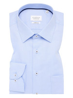 Eterna shirt MODERN FIT NATTÉ light blue with Kent collar in modern cut