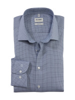 Olymp shirt LEVEL 5 FAUX UNI light blue with New York Kent collar in narrow cut