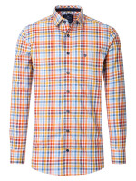 Redmond shirt COMFORT FIT FINE OXFORD yellow with Kent collar in classic cut