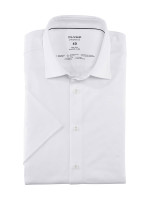 Olymp shirt NO. SIX JERSEY white with Urbn Kent collar in super slim cut