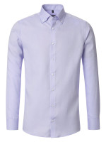 Venti overhemd MODERN FIT FIJNE OXFORD lila met Button Down-kraag in moderne snit