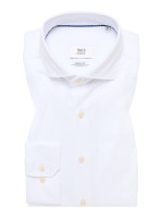 Eterna shirt MODERN FIT JERSEY white with Shark collar in modern cut