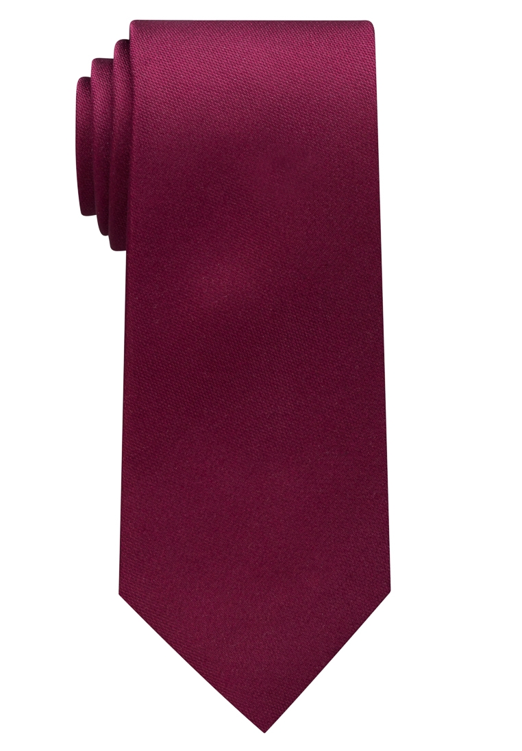 Eterna Krawatte MODE SPEZIALIST 9024-58 unifarben dunkelrot 