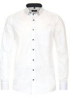 Redmond overhemd MODERN FIT STRUCTUUR wit met Button Down-kraag in moderne snit