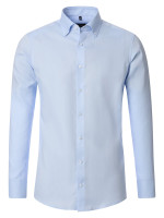 Venti overhemd MODERN FIT FIJNE OXFORD lichtblauw met Button Down-kraag in moderne snit