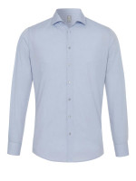 Pure shirt EXTRA SLIM UNI STRETCH light blue with cutaway collar in super slim cut