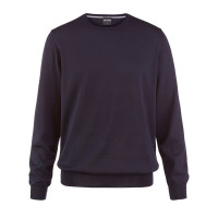 Pull OLYMP bleu foncé en coupe moderne