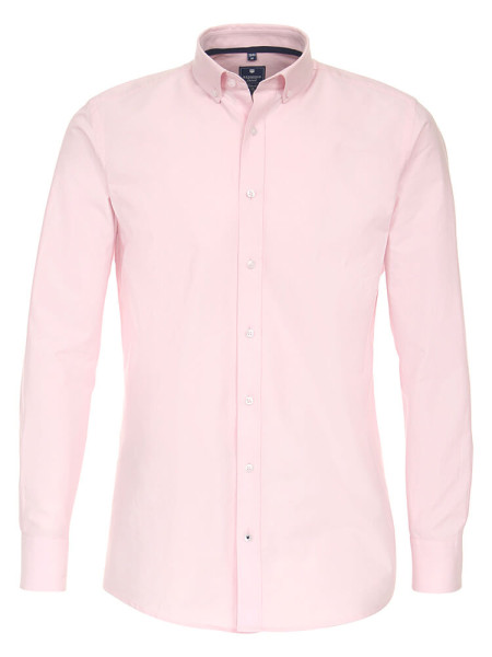 Redmond overhemd REGULAR FIT FIJNE OXFORD rozig met Button Down-kraag in klassieke snit