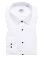 Eterna shirt SLIM FIT UNI STRETCH white with Kent collar in narrow cut