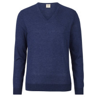 OLYMP jumper dark blue in narrow cut