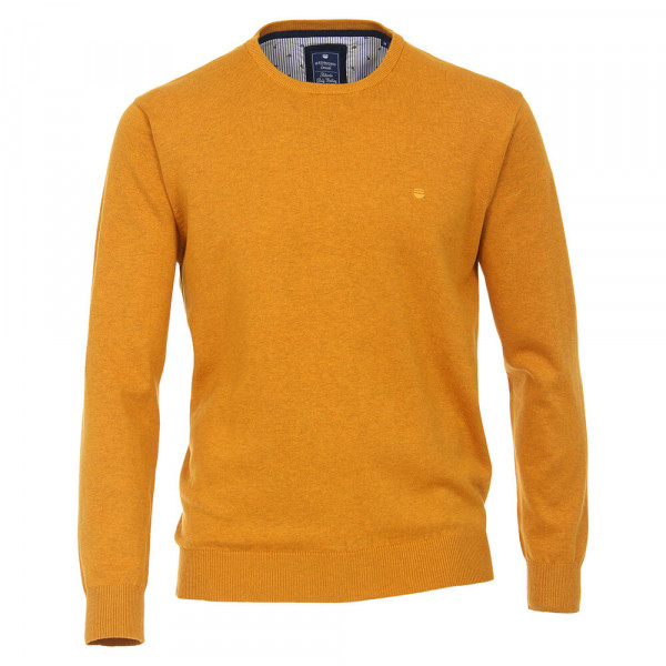 Pull Redmond jaune en coupe classique